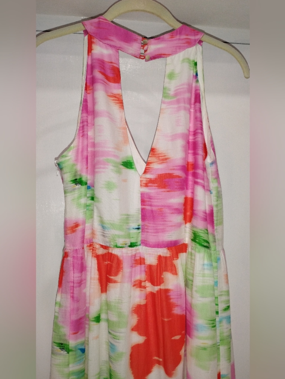 MM COUTURE SUMMER HALTER MAXI DRESS NWOT - Picture 5 of 6